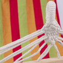 Amaca da Giardino 80x200 cm in Policotone e Legno di abete Multicolor