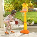 Canestro per Bambini Giraffa con Accessori   Giallo e Arancione
