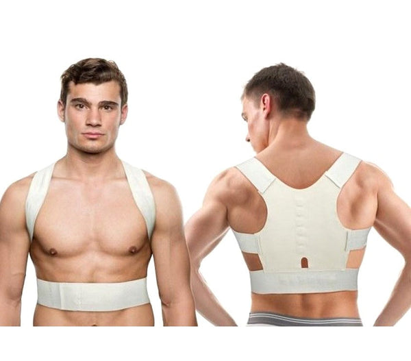 Bandorthese mit 12 Unisex-Magneten zur Korrektur der Rücken-Schulter-Haltung S/M acquista