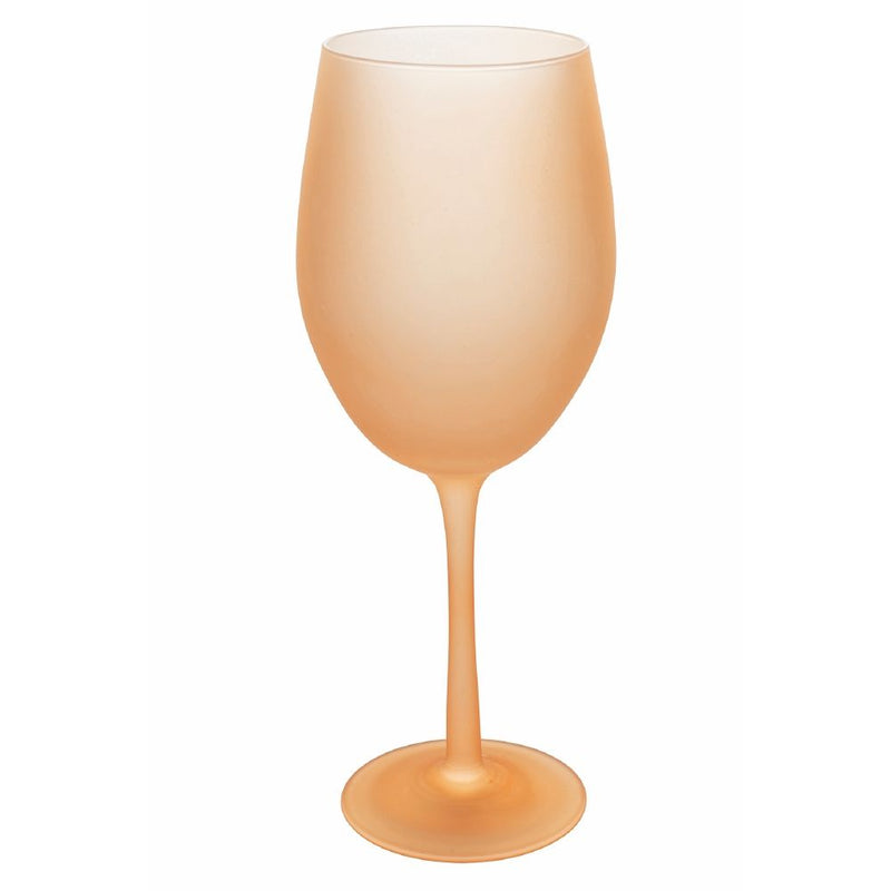 Set 6 Calici Effetto Ghiaccio Happy Hour Sunset in Vetro VdE Tivoli 1996 Rosso