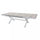 Djerba Ausziehbarer Tisch 200/260x100x75 h cm in Weißaluminium