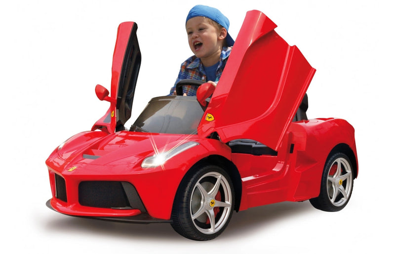 Macchina Elettrica per Bambini 12V La con Licenza Ferrari la Rossa