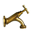 Rubinetto per Fontane in Ottone Brunito con Rosone