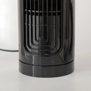 Ventilatore a Colonna Oscillante da Scrivania Ø11x32,5 cm 3 Velocità in ABS Nero