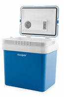 Frigo Portatile Termoelettrico Caldo/Freddo 24 Litri 49W Kooper Blu