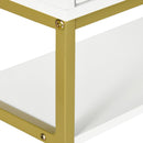 Mobiletto da Bagno 60x20x51 cm in MDF Bianco
