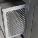 Mobile Emeric 132,5x37,5x82 h cm in Acciaio Grigio