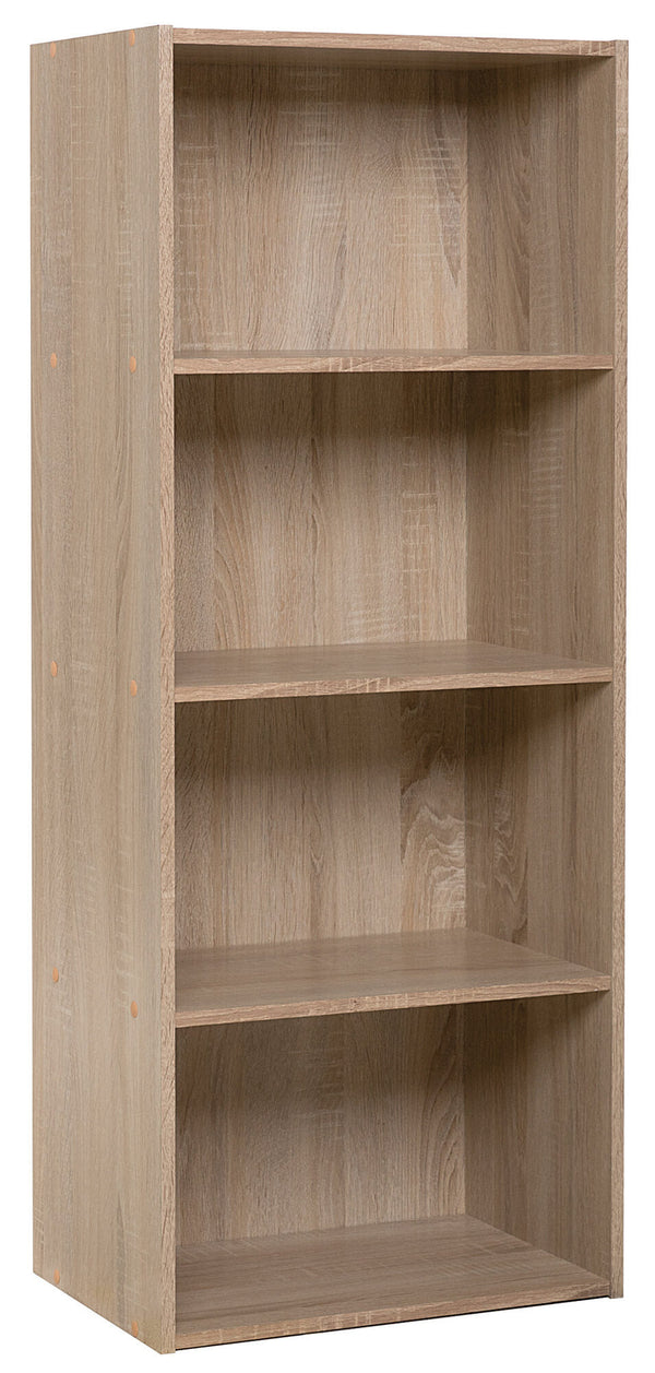 Bücherregal mit 4 Regalen aus Fumer Rock Oak Spanplatte online