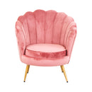 Poltrona 80x86 cm in Velluto Magenta