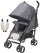 Leichter faltbarer Kinderwagen mit Tasche Nemo Grau und Creme