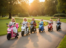 Scooter Elettrico per Bambini Licenza Ufficiale Honda SH125 12V con Ruote EVA e Sedile Pelle Nero