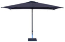 Ombrellone da Giardino 3x2 m Palo Ø38 mm in Alluminio Tessuto Poliestere Trend Antracite