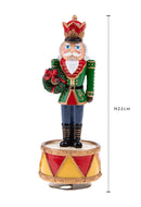 Carillon Soldato Schiaccianoci di Natale 22 cm