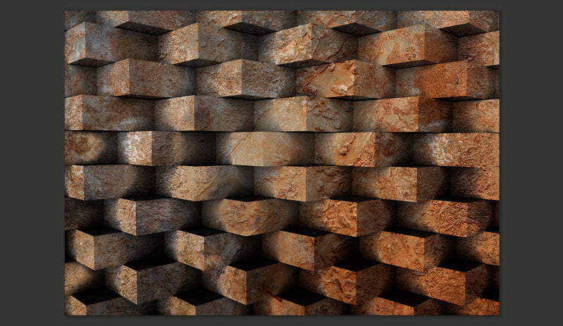 Fotomurale - Intrecciatura Di Mattone Carta Da Parato Erroi