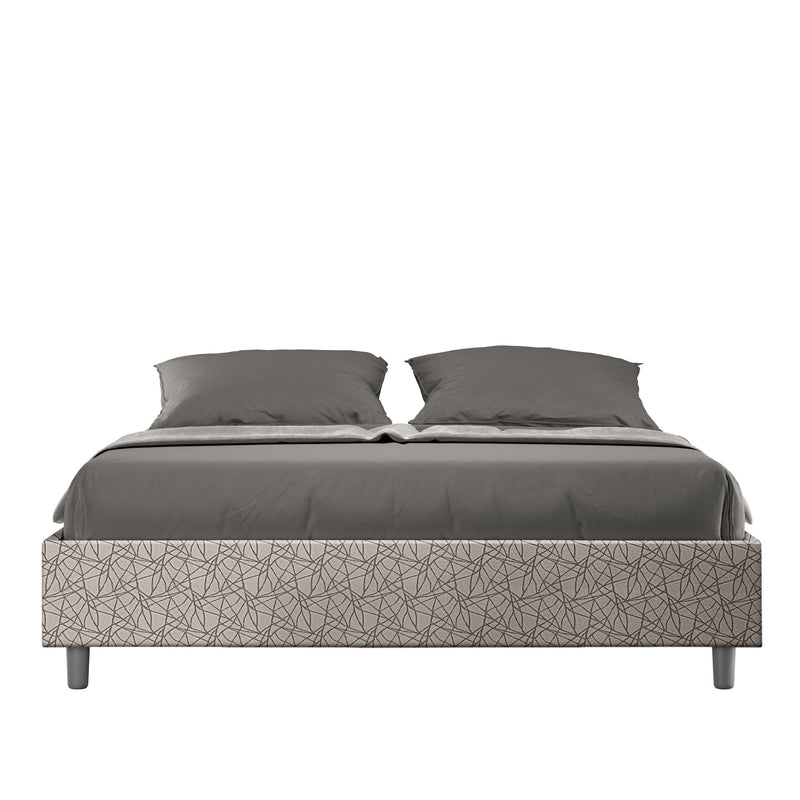 Letto Matrimoniale Azelia Era 02 Grigio Varie Misure