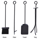 Portalegna Legnaia in Ferro 45x40x78 cm Max 100Kg con Attrezzi  Nero