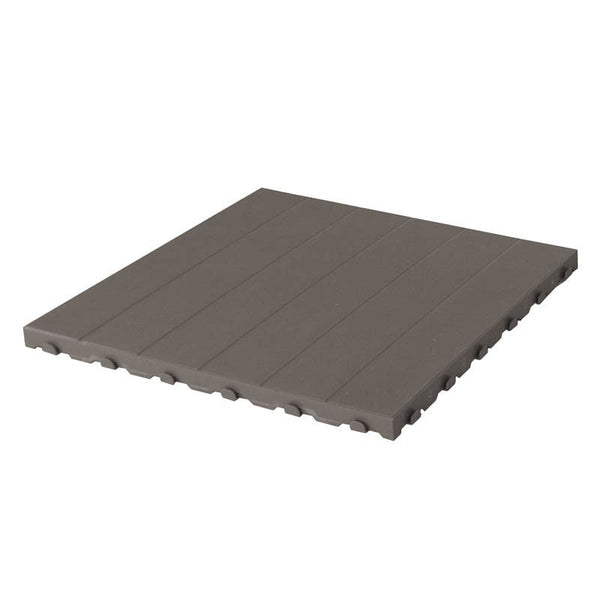 sconto Set 4 Piastrelle in Plastica da Esterno 60 x 60 cm