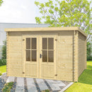 Casetta Box da Giardino Porta Utensili 310x310 cm in Legno Alina