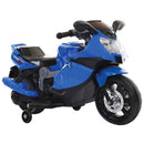 Moto Motocicletta Elettrica per Bambini 6V Kidfun Sportiva Blu
