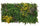 Set 4 Pezzi Arella Siepe Sintetica Forest Verdemax 50x100 cm in LDPE Resistente ai Raggi UV Verde