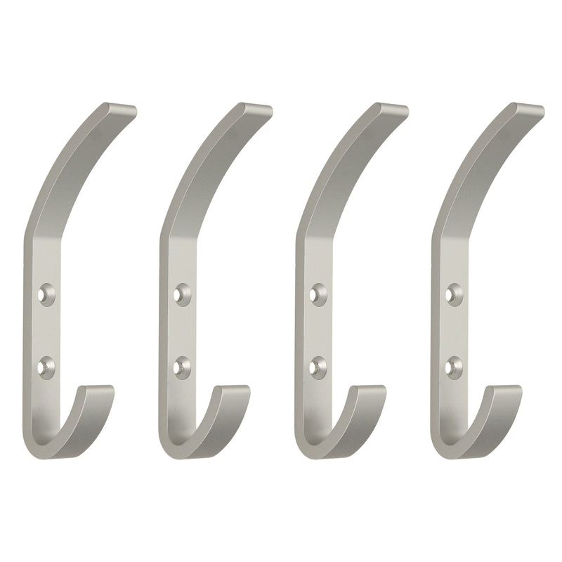 Appendiabiti da Parete Nelson Imballo 1 Pezzo Anodizzato Opaco Alluminio Emuca