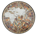 Tavolo da Caffé World Ø50x37 cm MDF e in Ferro Multicolor