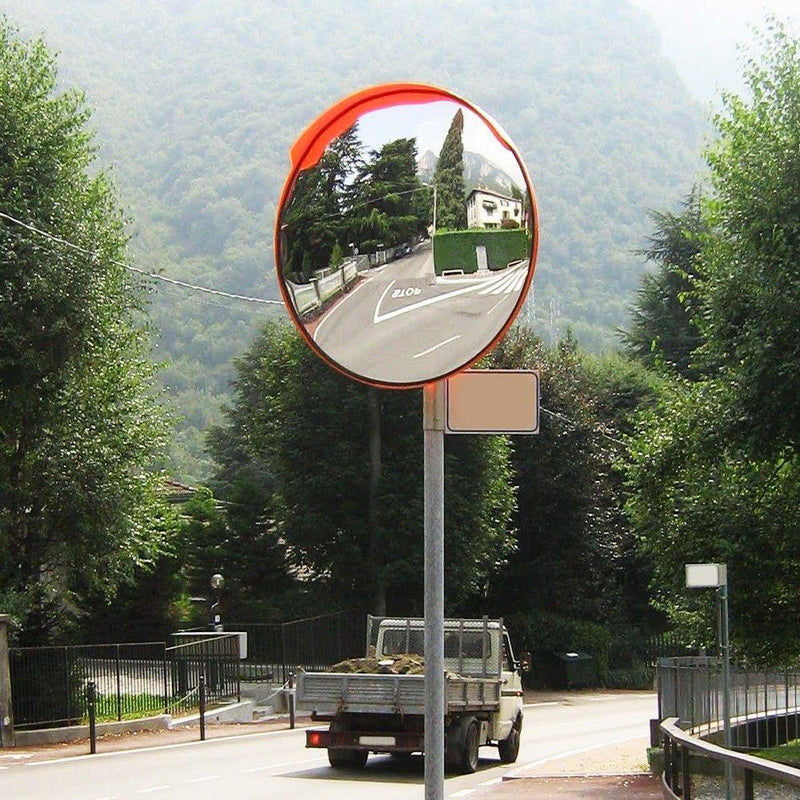 Specchio Stradale Convesso Ø80 cm per Sicurezza Strade e Negozi
