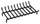 Holzfeuerschale 60x40 cm in Black Belfer Iron 900/C