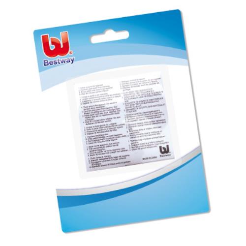 Kit 10 Toppe Standard per Riparazione Piscina Bestway Ripara Piscine Fuoriterra