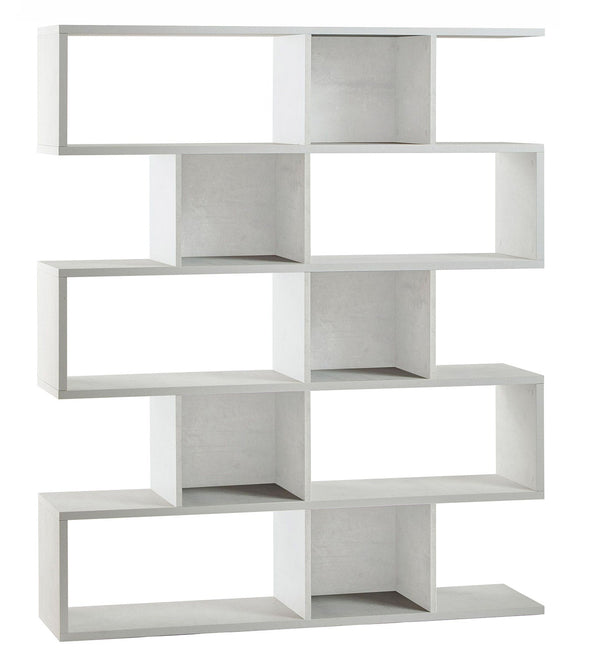 Libreria Modulare 5 Ripiani 150x180x38 cm Ossido Bianco online