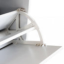 Scarpiera Vicky 60x24x115 h cm in Legno Bianca