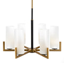 Lampadario Modern in Metallo Fortano Ottone