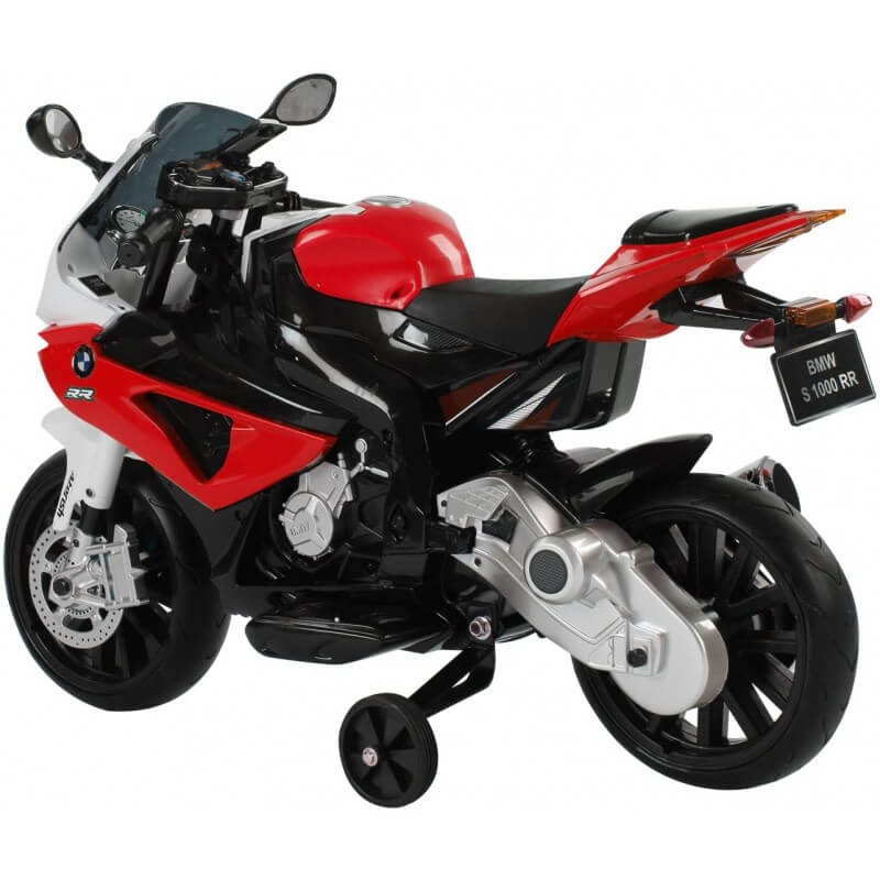 Moto Elettrica per Bambini 12V con Licenza BMW S1000RR Rossa