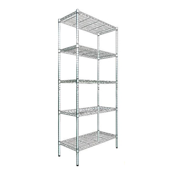 online Fadi Regal aus verchromtem Stahl 5 Regale 60x35x180 cm