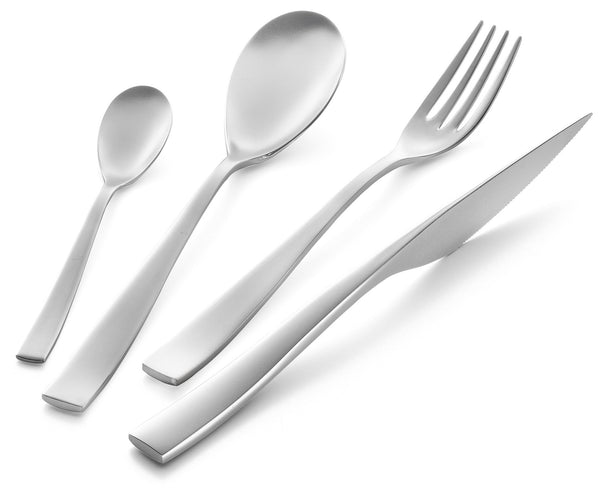 24-teiliges Besteckset aus sandgestrahltem Eme Etoile-Stahl online