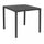 Manchester stapelbarer Tisch 80x80x73h cm in anthrazitfarbenem Stahl