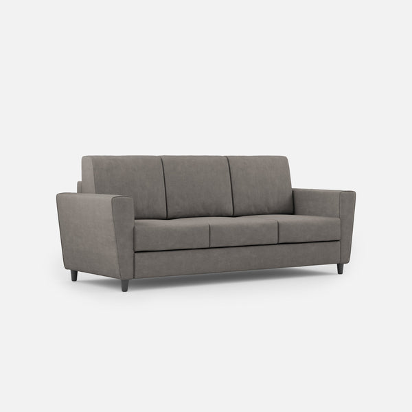 Divano 3 Posti 212x85x85 cm Yasel in Tessuto Grigio prezzo