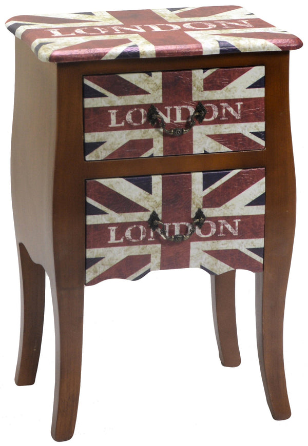 Adami London Holzkommode 2 Schubladen prezzo