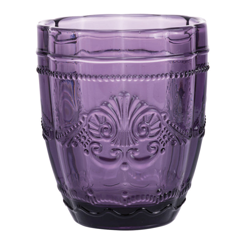 Set 4 Bicchieri Acqua Syrah Provence in Vetro VdE Tivoli 1996 Viola