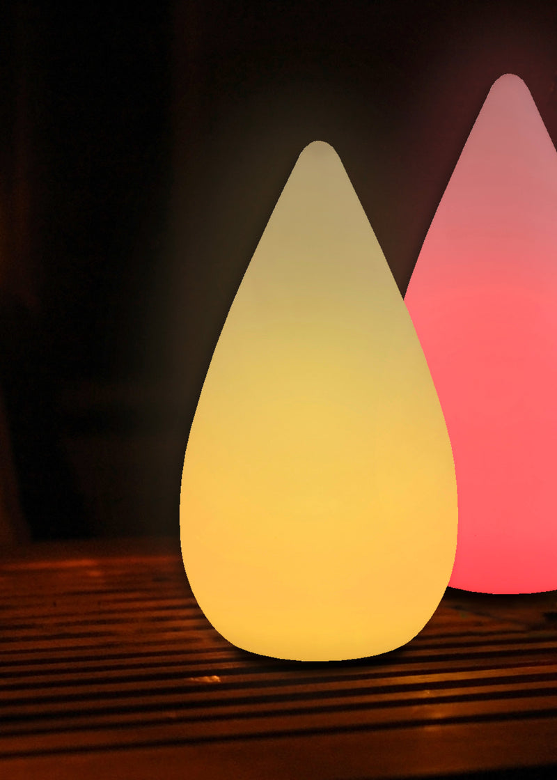 Lampada tavolo da Esterno   in Plastica Bianco