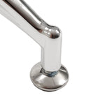 Panca per Sala d'Attesa 1 Posto in Acciaio Nero