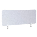 Pannello Fonoassorbente da Banco 100x45 cm Coppia di Morsetti Regolabili da Banco Finitura Grigio    
