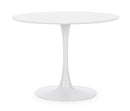 Tavolo Ø100x75h cm Bloom Bianco Opaco