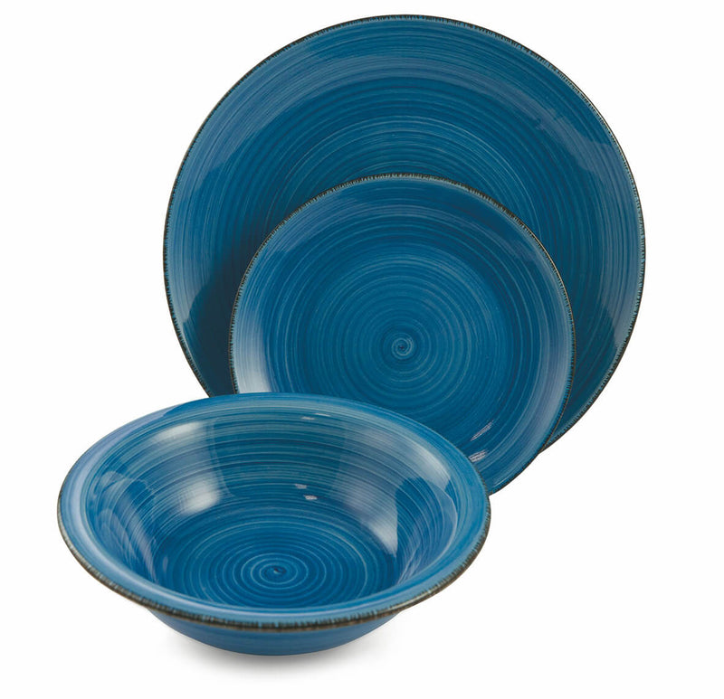 Servizio Piatti 18 Pezzi in Hard Dolomite Villa d'Este Home Tivoli Baita Aqua