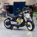 Moto Elettrica per Bambini Cruiser Acceleratore a Manubrio 12V 7Ah Nero         