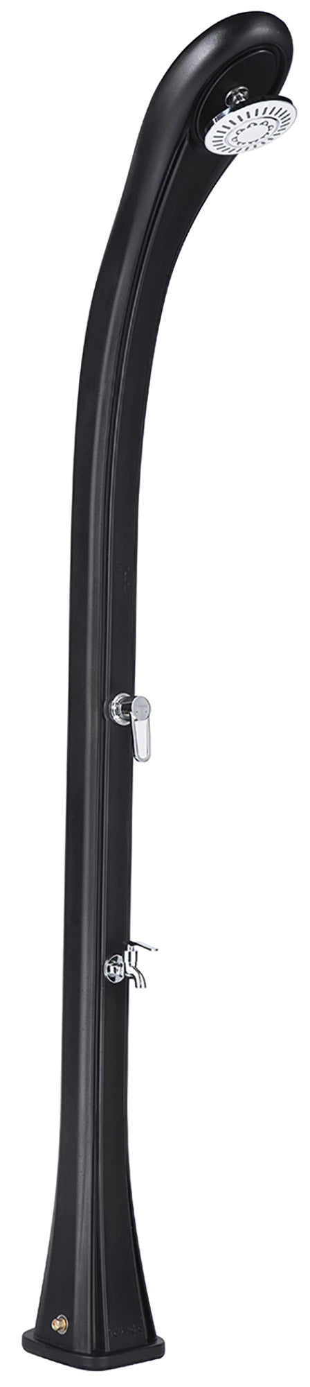 Garten Solardusche 28L Anthrazit Mixer und Fußwascher prezzo