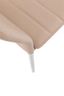 Sedia in Similpelle 41x39x95cm TFT Jimmy Tortora Bianca