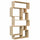 Libreria Moderna 168x96x25 cm Scaffale 8 Ripiani in MDF Quercia