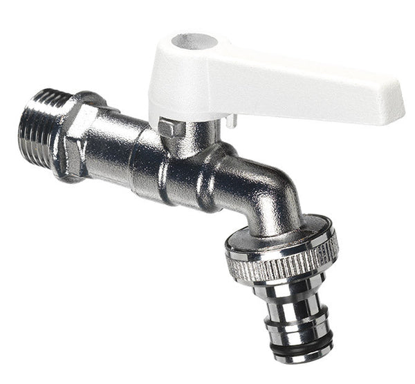 online Rubinetto a Sfera per Fontana da Giardino con Leva Colorata Belfer RUB/028 Bianco