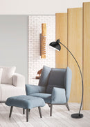 Piantana da Interno  E27 in Metallo Nero